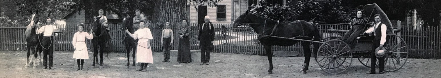 John F. Blair family in Adeline Illinois